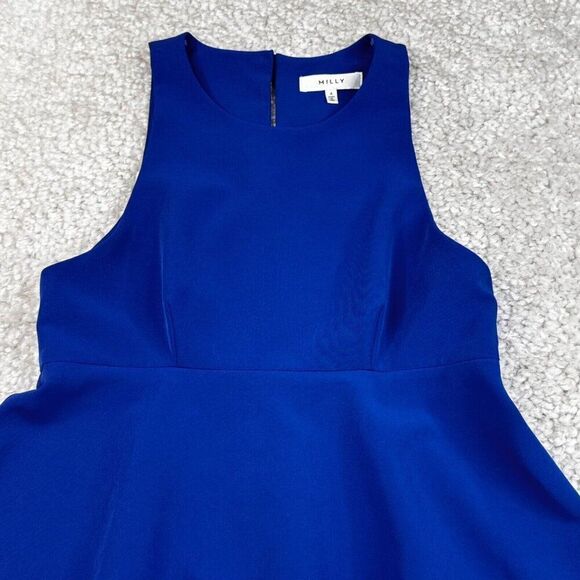 Milly Blue Peplum Tank Top - Picture 4 of 6